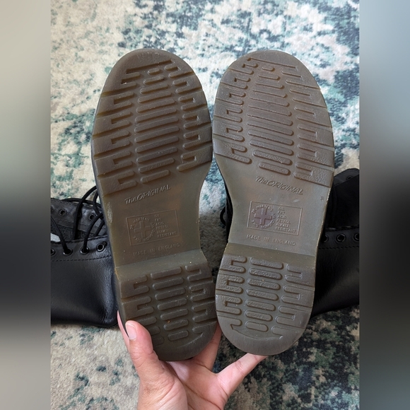 Dr. Martens Black 14 Eye Steel Toe Boot - Picture 6 of 7